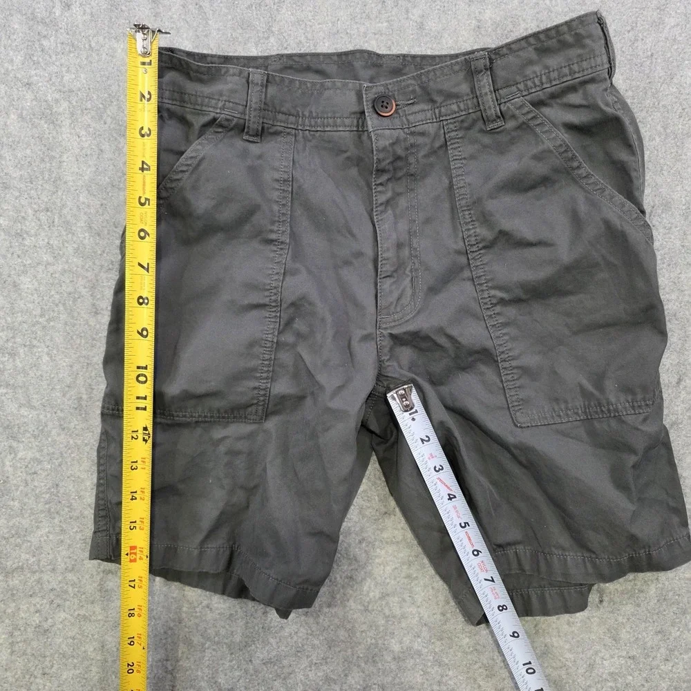 Patagonia Organic Cotton Twill Utility Shorts Mens 28 Gray Cargo Casual Pockets